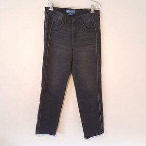 Democracy Jeans Black Embellished Women's Size 8 Straight Leg B22887RSC